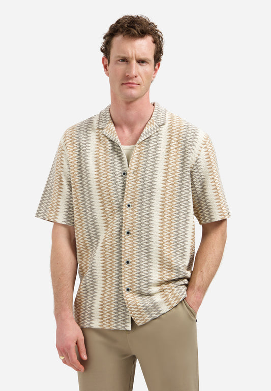 Stripe Short Sleeved Shirt