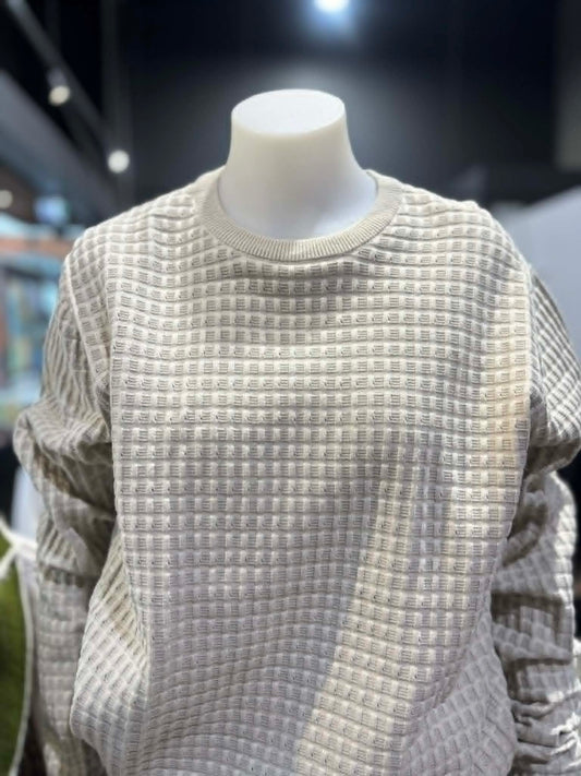 Pullover Crewneck Square Knit