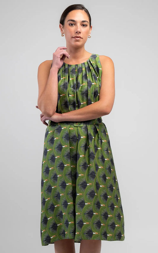 Toucan Pleated Sundress 84561T