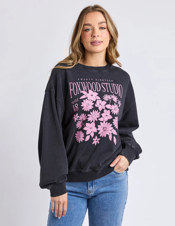 Floret Crew Black
