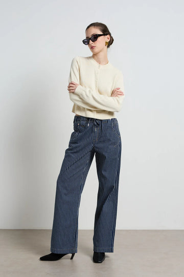 Alora Stripe Denim