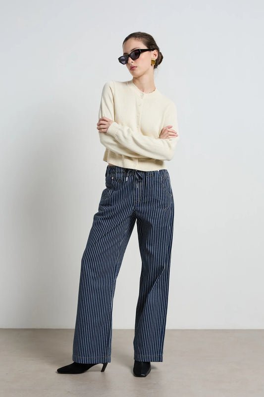 Alora Stripe Denim