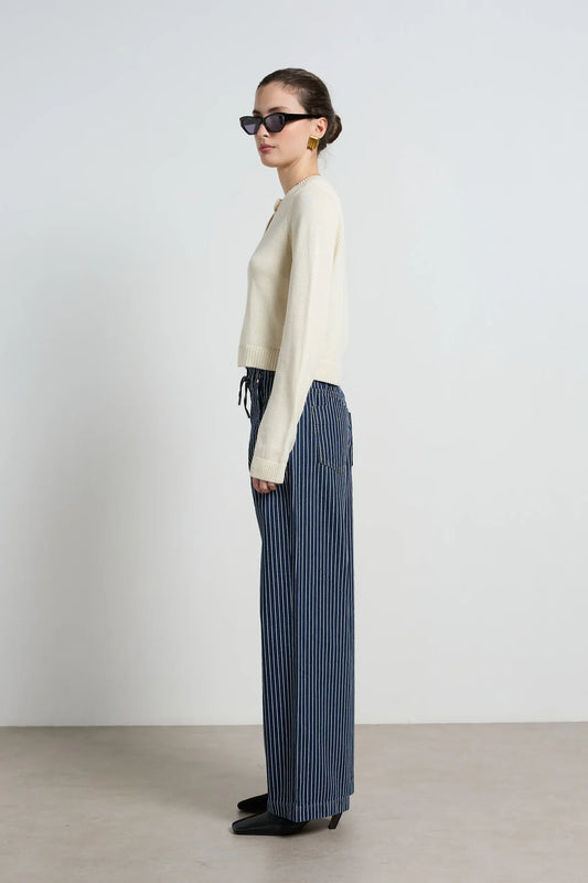 Alora Stripe Denim
