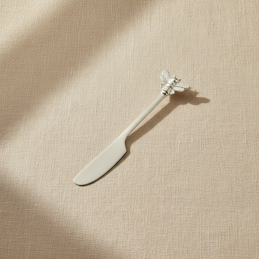 Bee Butter/Pate Knife - Silver