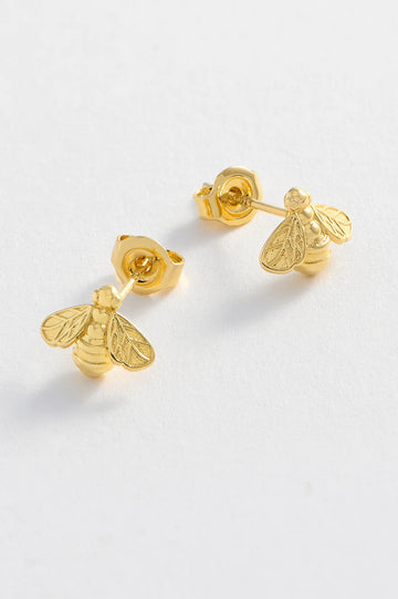 Bee Studs Gold