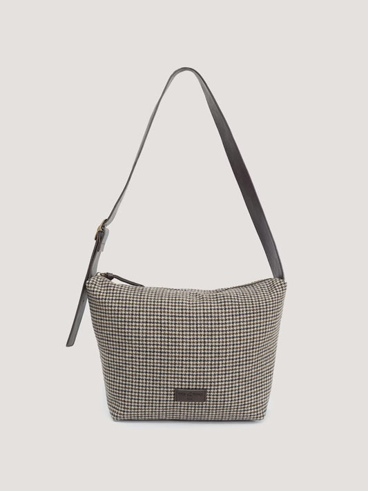 Houndstooth Crossbody Bag