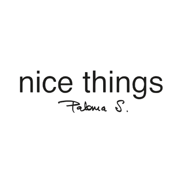 Logo for clothing brand Nice Things.