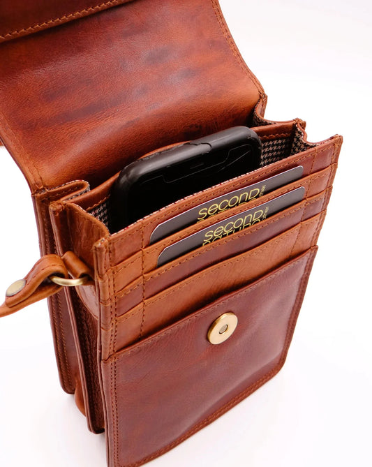 Cross Body Leather Bag CB6