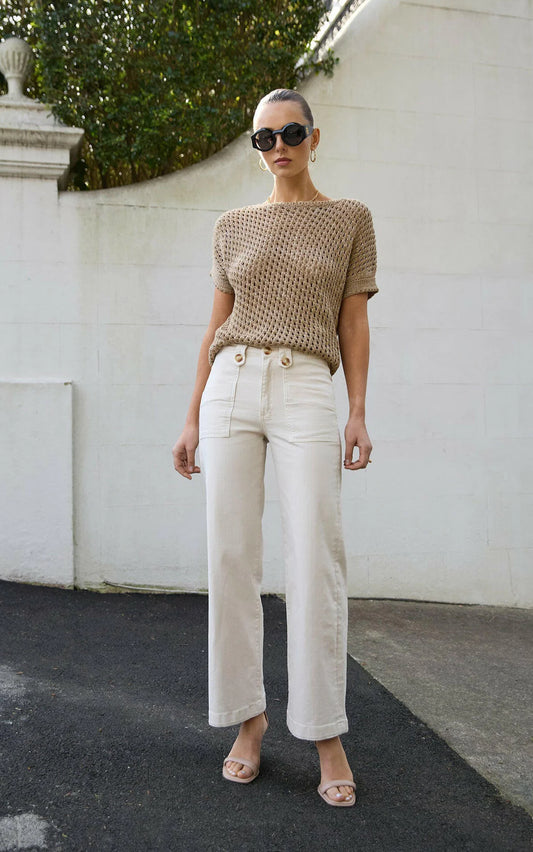 Carrie Cream Jeans