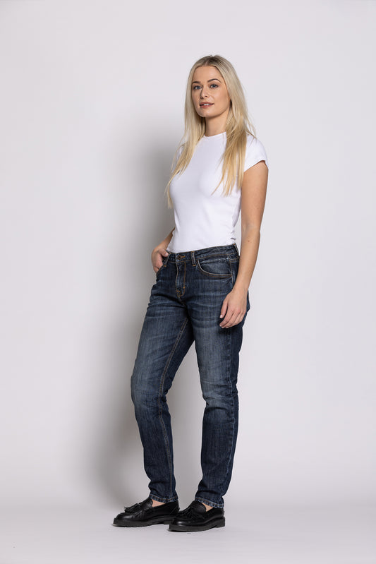 Eliana Slim Boyfriend Jean - Low-Rise