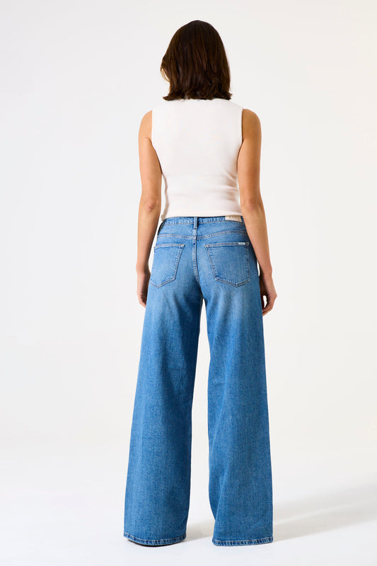 Celia Ultra Wide Leg Jean - Mid-High Waist