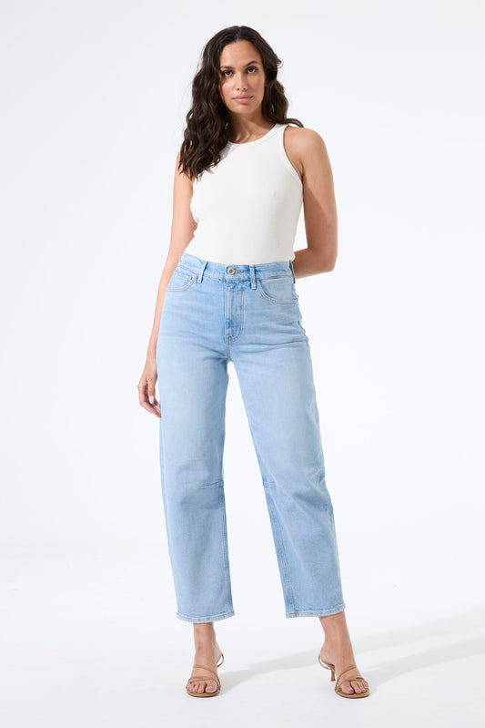 Chyla Barrel Jean - Mid-Rise