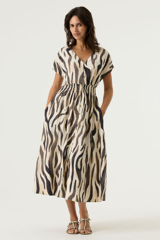 Animal Print Dress - Q260080