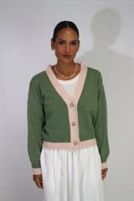 Contrast Cardi