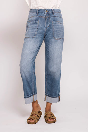 Karli Boyfriend Cuff - Mid Rise