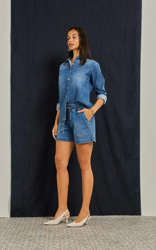 Kellina Rodeo Blue Shorts