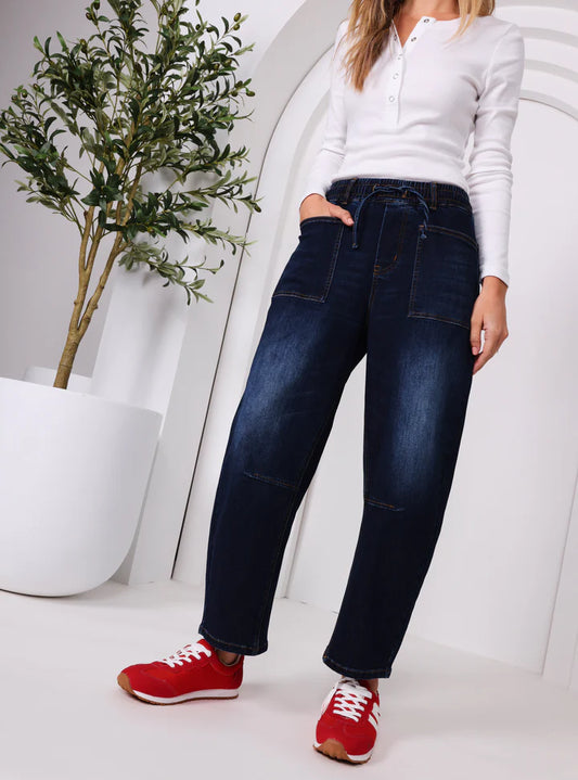Leo Barrel Jean - Mid Rise