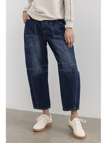 Renegade Barrel Jean-  Mid Rise