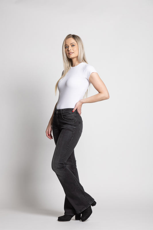 Novi Skinflex Flare Jean - High-Rise