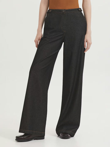 Grey Denim Pants