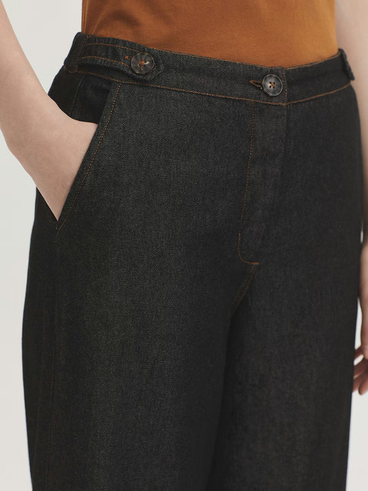 Grey Denim Pants