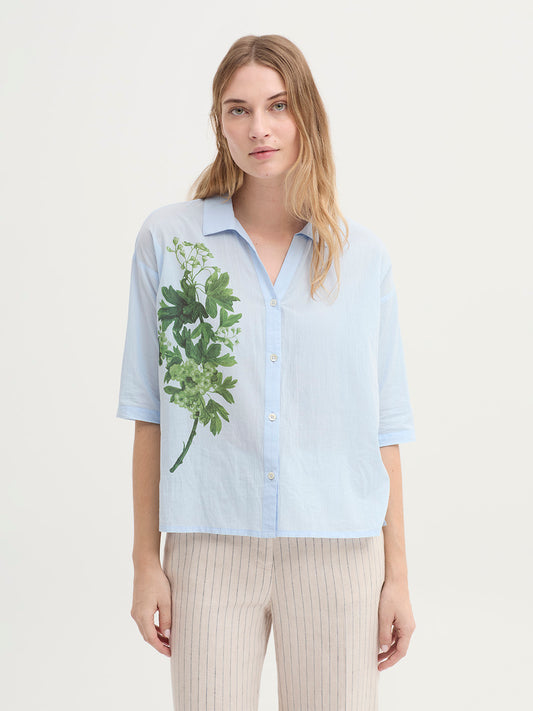 Shirt with Placement Flower (NTWWW167)
