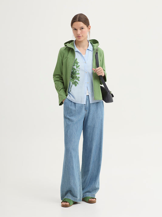 Shirt with Placement Flower (NTWWW167)