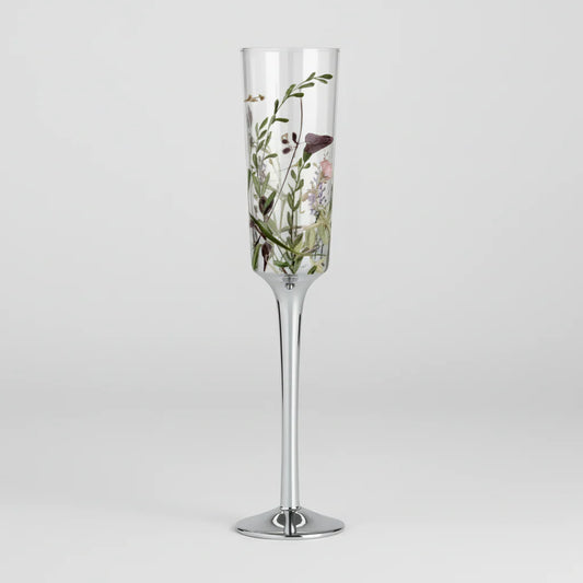 Wildflower Champage Flutes - Set of 4