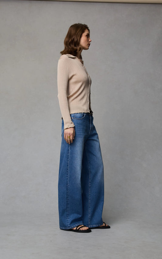 Zelda Rodeo Blue Baggy Jeans