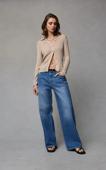 Zelda Rodeo Blue Baggy Jeans