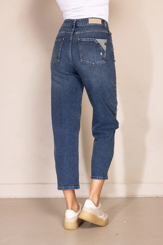 Iza Wide Barrel Jean - High-Rise