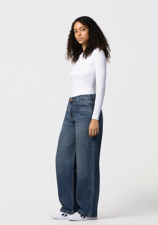 Larrie Baggy Leg Jean - High-Rise