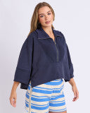 Linear Zip Top