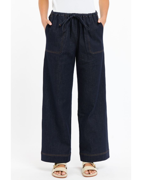 Misha Drawcord Denim Pant