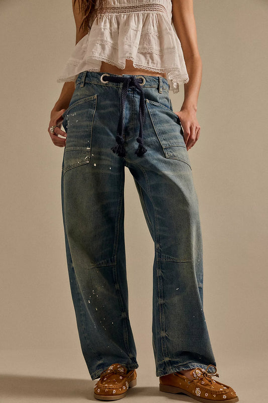 Moxie Low Slung Pull On (Timeless Blue)