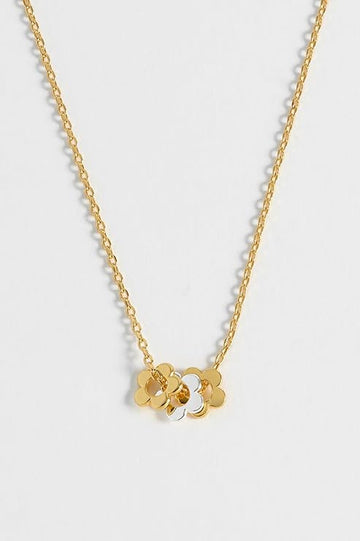 Multi Flower Bead Necklace