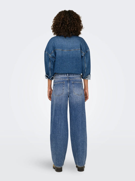 Gianna Mid Waist Straight Leg