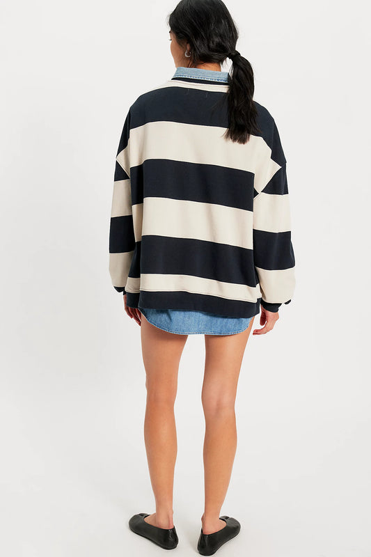 Classic Stripe Crew Wide